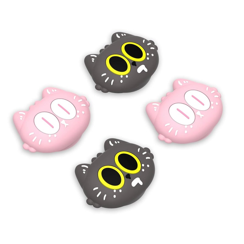 playvital Joystick Caps for Nintendo Switch, Thumbstick Caps for Switch Lite, Analog Cover for OLED Joycon Thumb Grips - Moonlight Cat - Image 5